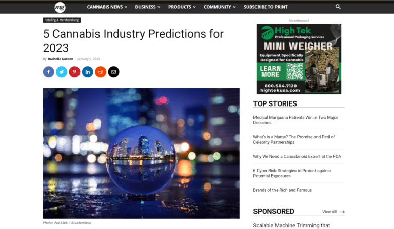 snip mg 5 cannabis industry