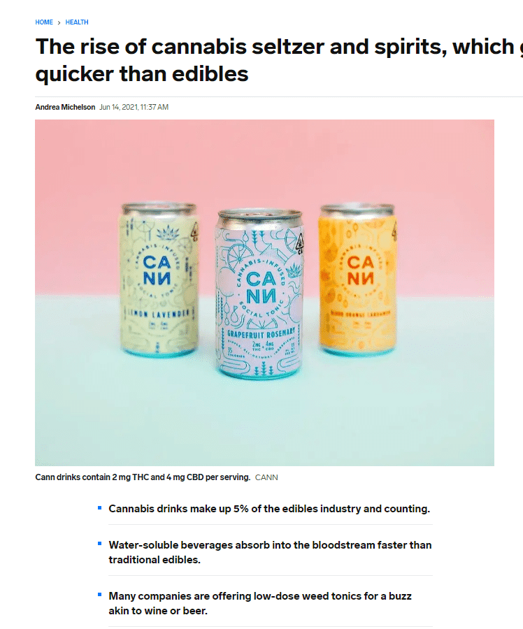 snip business insider rise of cannabis seltzer