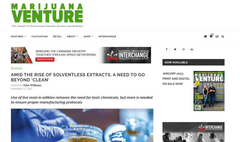 snip marijuana venture amid the rise of