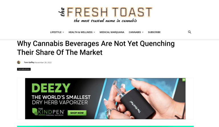snip the fresh toask why cannabis beverages
