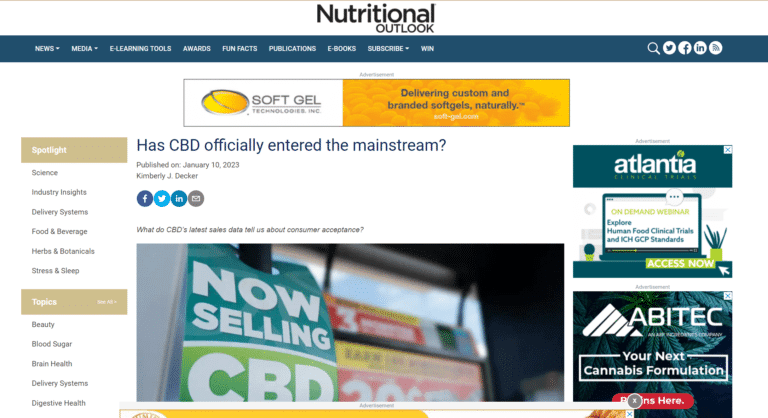 snip nutritional outlook cbd