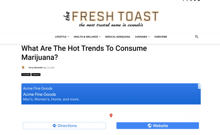 THE FRESH TOAST WHAT ARE THE HOT TRENDS