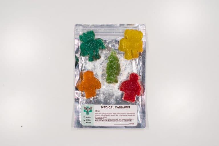 Medical Cannabis Gummies in Colorful Packaging