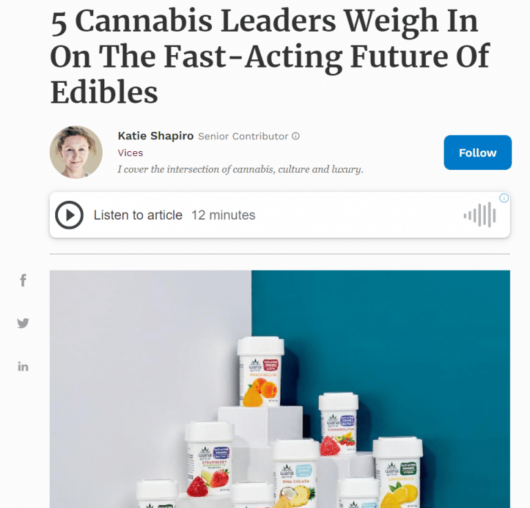 snip forbes fast-acting edibles