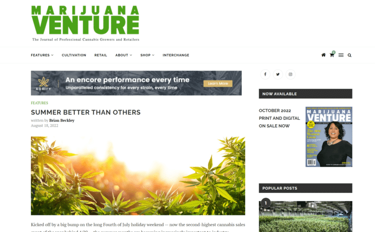 snip marijuana venture summer