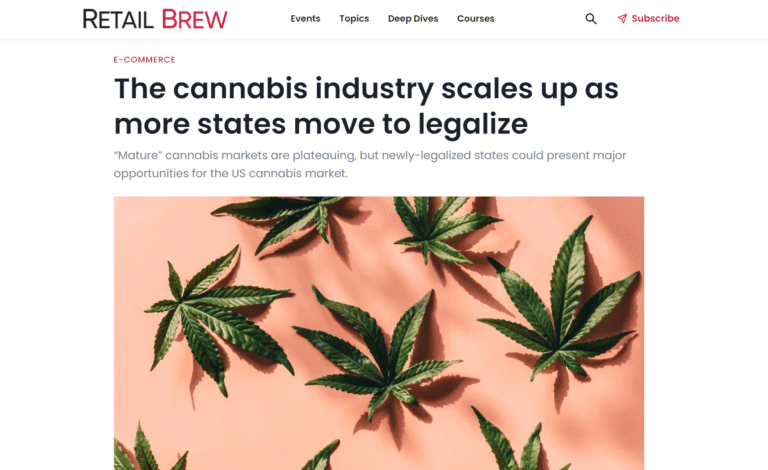 snip retail brew the cannabis industry