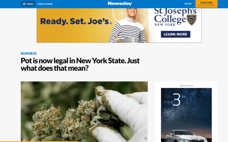 snip newsday pot in new york