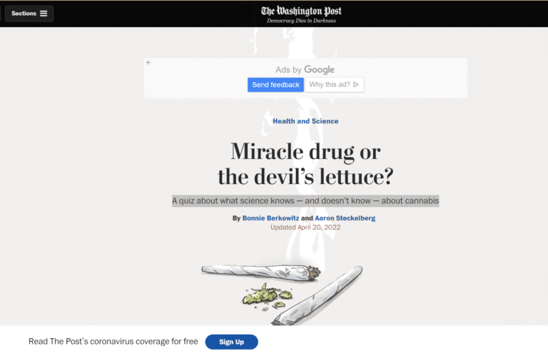 snip the washington post - devils lettuce