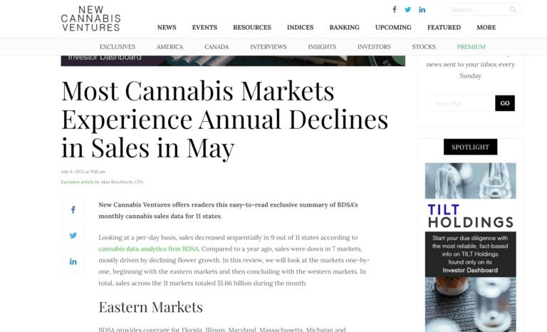 snip new cannabis ventures canna markets