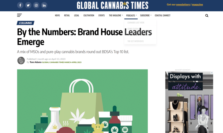 global cannabis times by the numbers