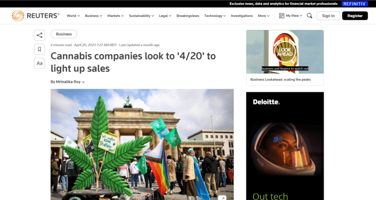 reuters cannabis companies look to 420