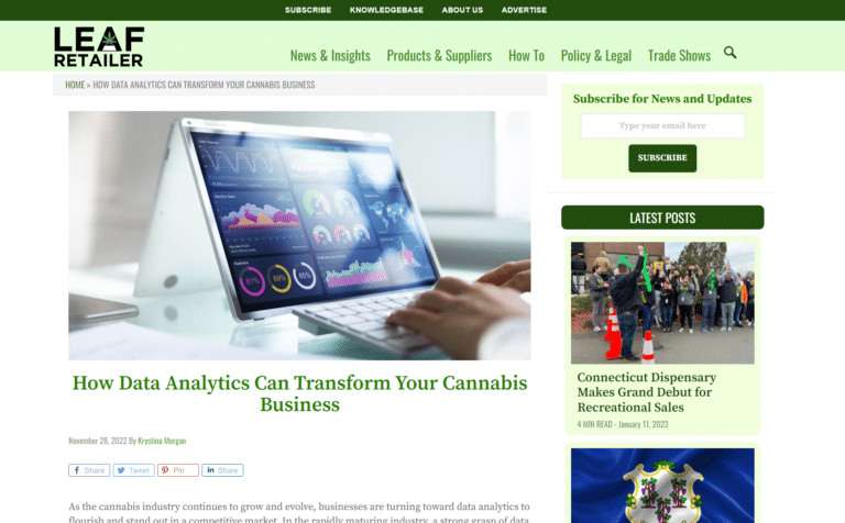 snip leaf retailer how data analytics